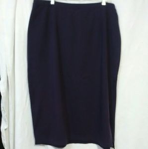 Dark Purple Calf-length Skirt SZ 22/24